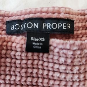 Boston Proper velvet sweater